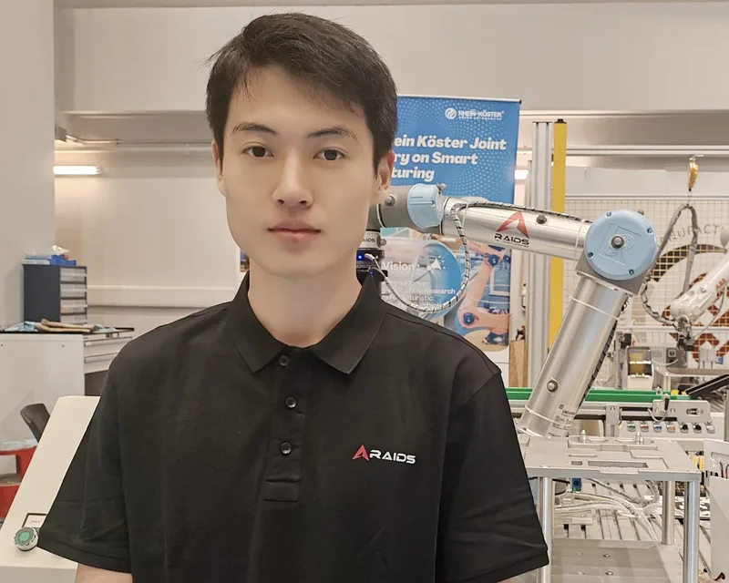 Portrait of Haofei Ma in the RAIDS lab